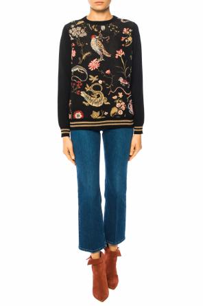 Rat-trimmed flared jeans, zdjęcie 2 Rat-trimmed flared jeans od Valentino Red